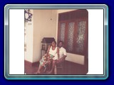 Thaththa & Amma at our porch
