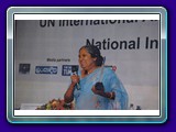 Amma at UN AWARD speech