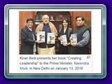 Dr. Kiran Bedi with Modi