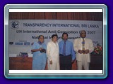 My mother aftr the UNITED NATION National Integrity award 2007