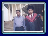 At my brother's convocation day
